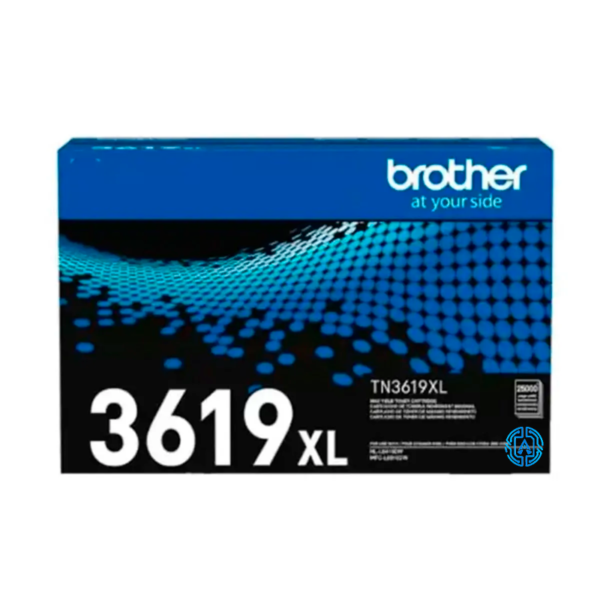 Tóner Brother TN-3619xl, compatible con L3280Cdw, rendimiento 25,000 páginas, negro