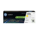 Tóner HP 230A, compatible con Pro 4203, Mfp 4303, rendimiento 1,800 páginas, amarillo W2302A