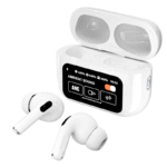 Audífonos bluetooth True Wireless Decibel Aura Touch cancelación activa, resistente al agua IPX4, duración máx. 32 horas, con pantalla táctil, blanco - Imagen 4