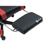 Silla gamer ergonómica Dreizt Shine Series, con reposapiés, reclinable, rojo jam - Imagen 7