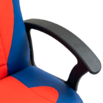 Silla para niño Gamer Dreizt Play Series, cuero PU, espuma ergonómica, altura ajustable, soporte 50kg, azul - Imagen 5