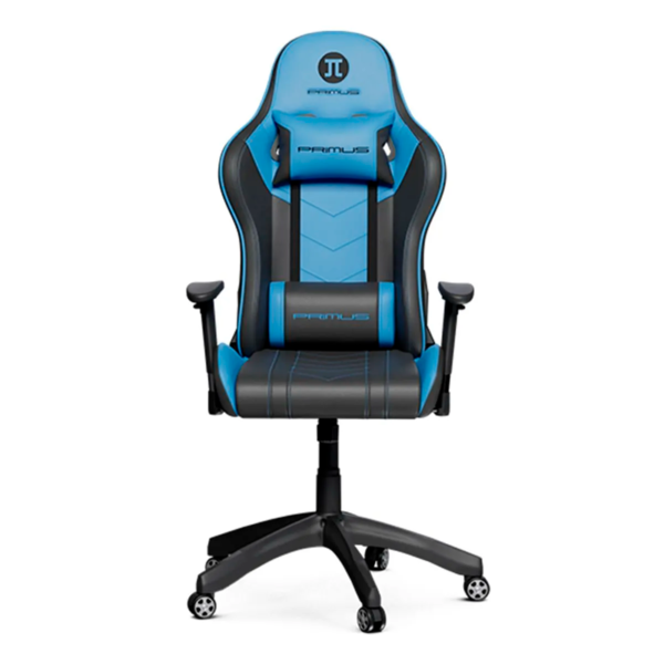 Silla gamer Primus 100T PCH-103BL, máximo 120 kilos, inclinación 135°, azul