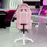 Extingtion Sapp, ergonómica con reposapiés, estilo premium, rosado - Imagen 9