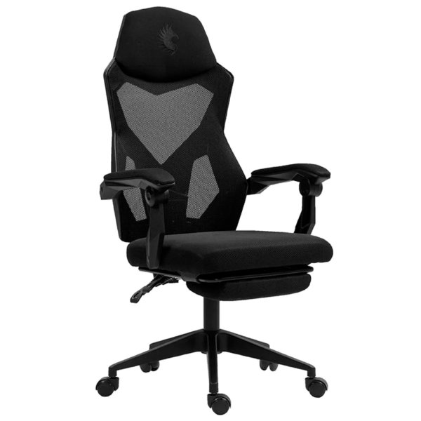 Dreizt Mesh XL, reclinable, posapies, pistón clase 3, negro