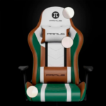 Silla gamer Primus 100T PCH-103GB, máximo 120 kilos, inclinación 135°, verde y marrón - Imagen 4
