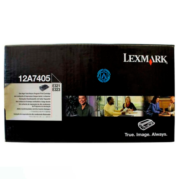 Toner Lexmark 12A7405 Negro