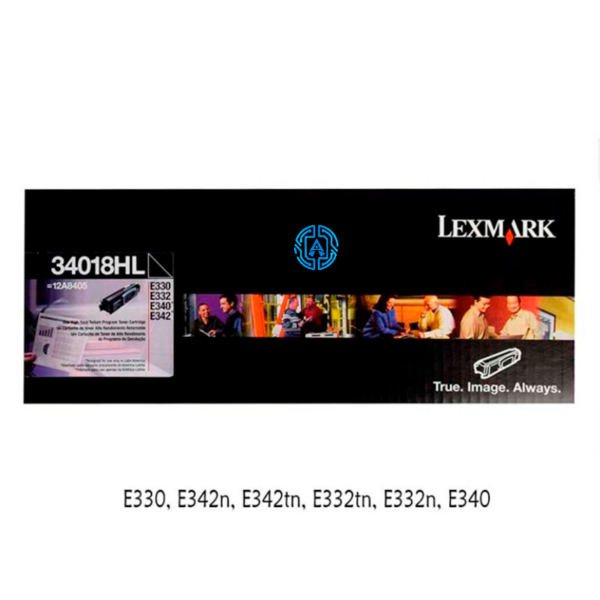 Toner Lexmark 34018HL Negro Original