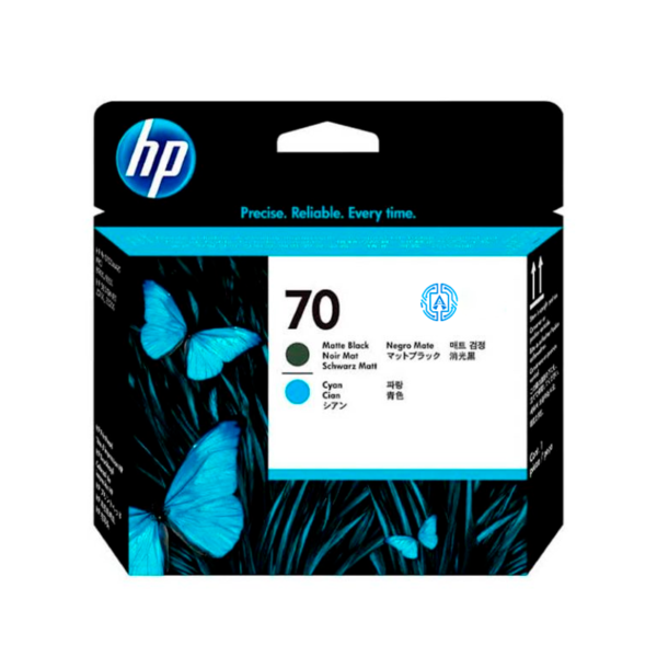 Cabezal Hp C9404A 70 Matte Black Y Cyan Original
