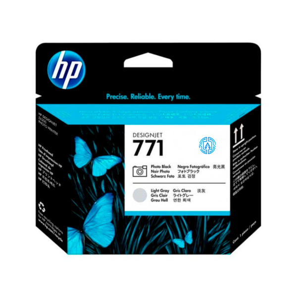 Cabezal Hp CE020A 771 Ph Black Lt Gray Original