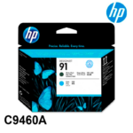 Cabezal Hp C9460A 91 Matte Black y Cyan Original - Imagen 2