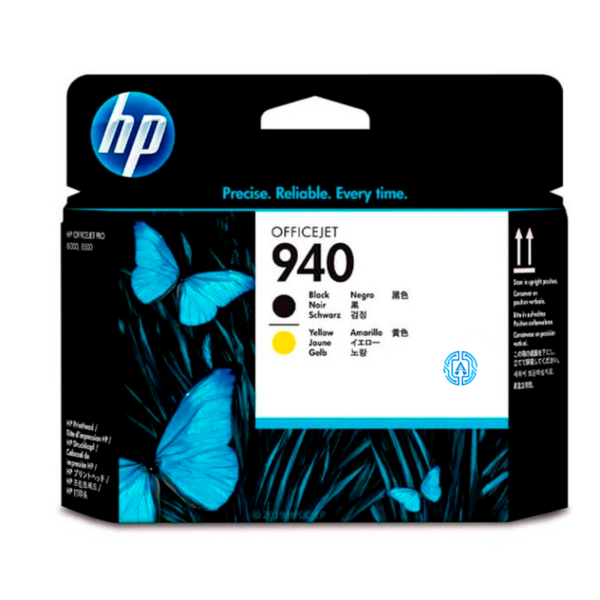 Cabezal Hp C4900A 940 Black y Yellow Original