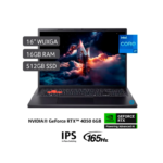 ACER | Laptop Gamer Acer Nitro Lite 16" Intel Core i7-13H 16GB 512GB NVIDIA GeForce RTX 4050-6GB