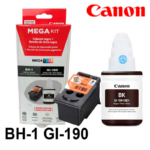Pack Cabezal Canon BH-1 Negro + Tinta GI-190BK - Imagen 2