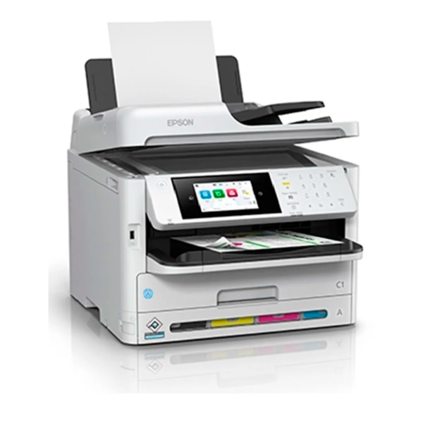 EPSON | Impresora multifuncional Epson WorkForce Pro WF-C5810 Wi-Fi, dúplex, inyección de tinta por bolsas, blanco