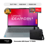 LENOVO | Laptop Lenovo AMD Ryzen 5 8gb 512gb Ssd Ideapad Slim 3 Serie 7000 15.6" Fhd