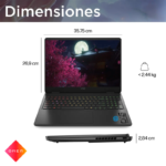 Laptop Gamer Hp Omen 16-ap0003la, amd Ryzen Ai 7, 32gb Ram, 1tb Ssd, geforce 2k, 16" negro Sombra, Windows 11 Home. - Imagen 11