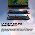 Laptop Gamer Hp Omen 16-ap0003la, amd Ryzen Ai 7, 32gb Ram, 1tb Ssd, geforce 2k, 16" negro Sombra, Windows 11 Home. - Imagen 9