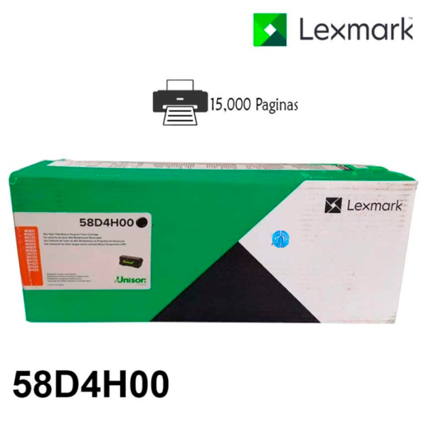 Toner Lexmark 58D4H00