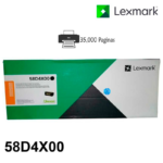 Toner Lexmark 58D4X00 - Imagen 2