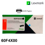 Toner Lexmark 60F4X00 - Imagen 2