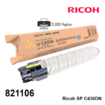 Toner Ricoh 821106 Yellow SP-C430/C431 Original - Imagen 2