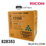 Toner Ricoh 828353 Cyan C5100 Original - Imagen 2