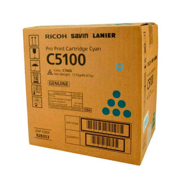 Toner Ricoh 828353 Cyan C5100 Original
