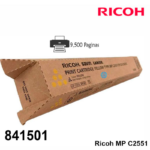 Toner Ricoh 841501 Yellow C2551 Original - Imagen 2