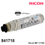 Toner Ricoh 841718 Negro 1170D Original - Imagen 2