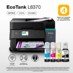 EPSON | Impresora Ecotank L6370 , inyección de tinta, inalámbrica, Wi-Fi, con tanques recargables automatico - Imagen 2