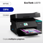EPSON | Impresora Ecotank L6370 , inyección de tinta, inalámbrica, Wi-Fi, con tanques recargables automatico - Imagen 4