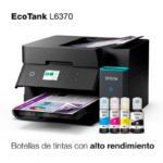 EPSON | Impresora Ecotank L6370 , inyección de tinta, inalámbrica, Wi-Fi, con tanques recargables automatico - Imagen 9